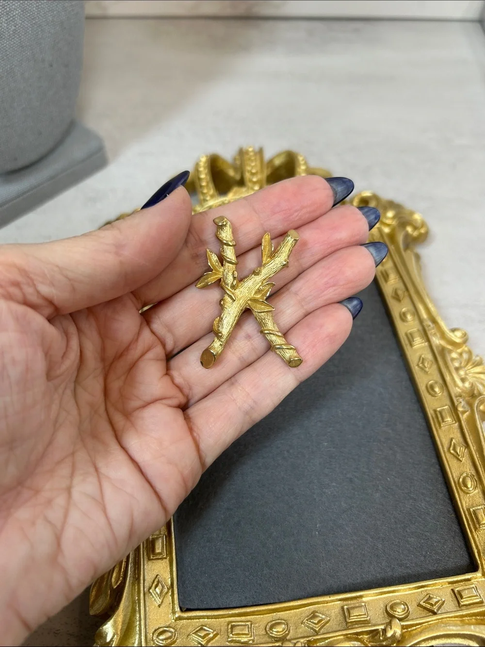 Sarah Coventry Gold Branch Twig Brooch